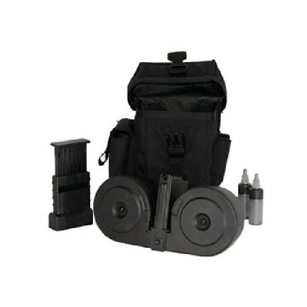 SGM Tactical AR-15 Drum 100rd Clear Front